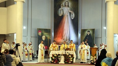 Uroczystość ku czci św. s. Faustyny w Sanktuarium Bożego Miłosierdzia w Płocku