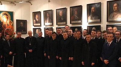 Biskup Płocki spotkał się ze wspólnotą Wyższego Seminarium Duchownego