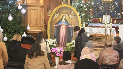 W parafii Sokołowo Włościańskie peregrynuje wizerunek Matki Bożej Łaskawej 