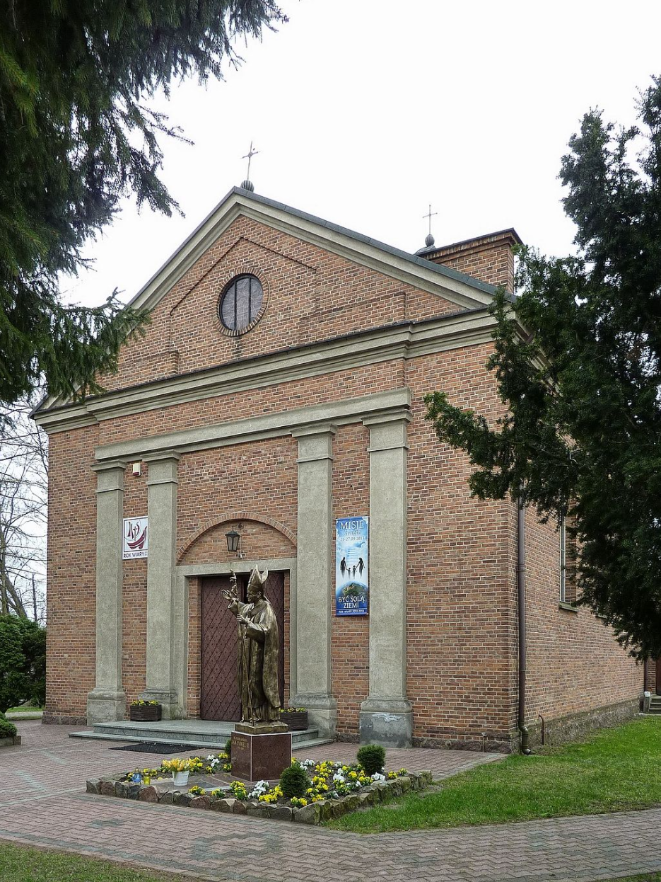Borkowo, Parafia Pw. Św. Apolonii (Fot. Przemysław Jahr Wikimedia Commons)
