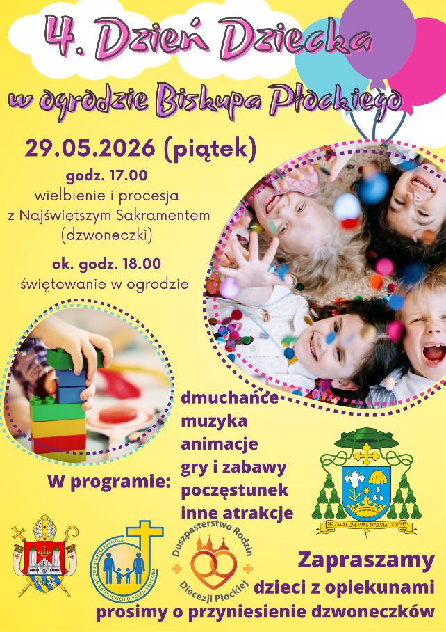 4. Dzień Dziecka w ogrodzie Biskupa Płockiego