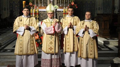 Ks. biskup M. Milewski do kandydatów na diakonów: postępujcie ewangelicznie