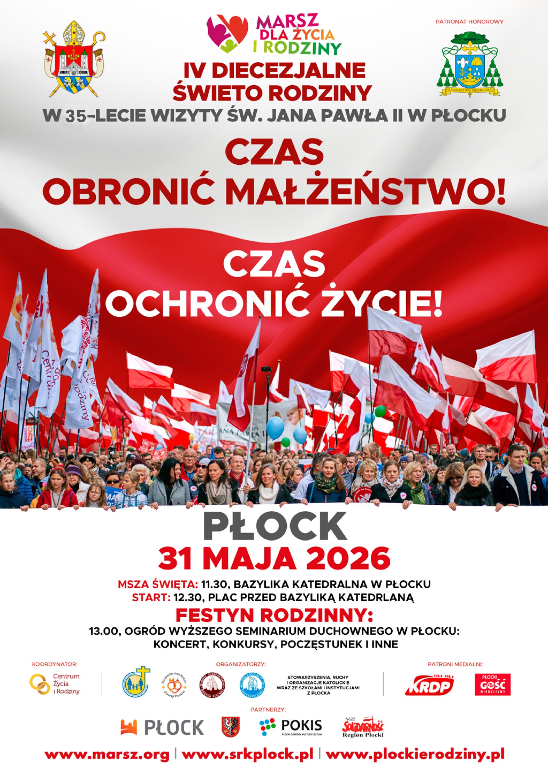 Zaproszenie Biskupa Płockiego na IV Diecezjalne Święto Rodziny