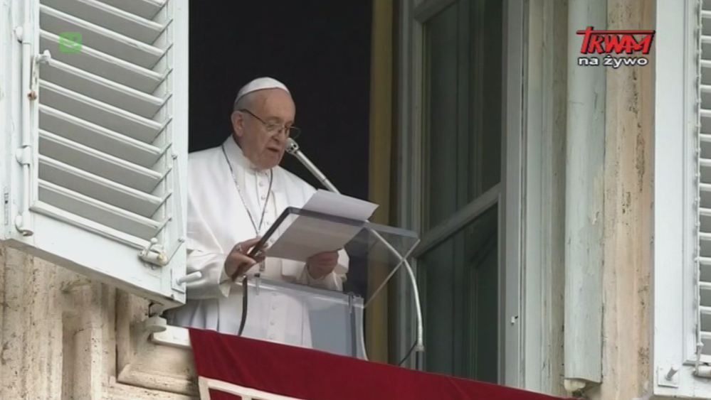 Anioł Pański z Ojciem Świętym Franciszkiem - 21 lutego br.