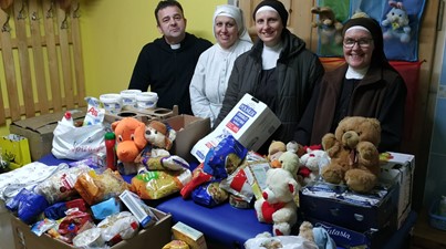 Parafia Sokołowo Włościańskie pomogła Siostrom Franciszkankom na Ukrainie  